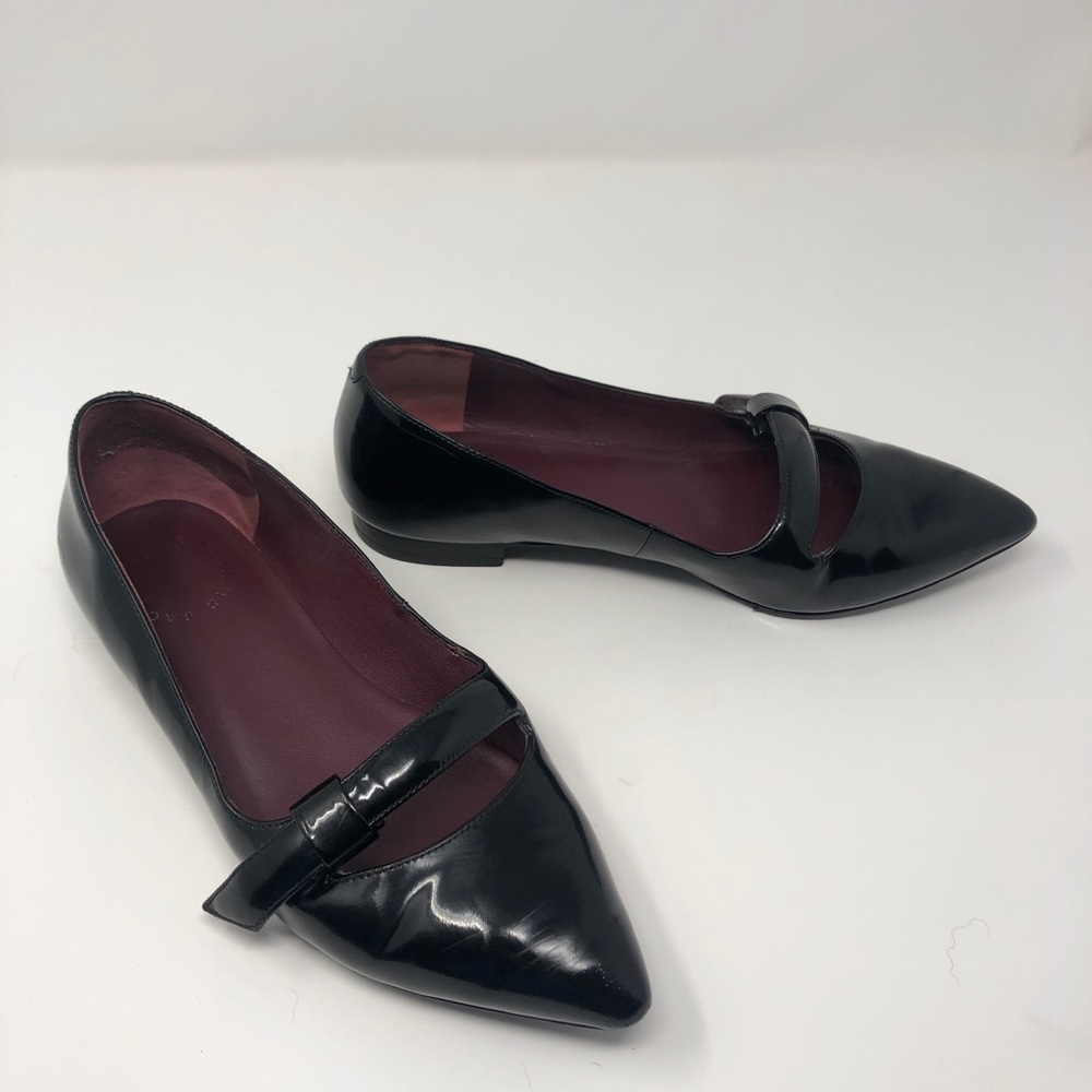 Marc Jacob Mary Jane Strap Black Flats Size 5